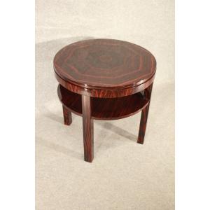 Art Deco Coffee Table Circa 1930 In Macassar Ebony