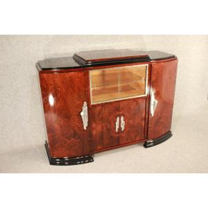 Art Deco Low Buffet Around 1930 In Rio Rosewood