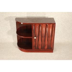 Small Art Deco Side Cabinet Circa 1925 In Macassar Ebony