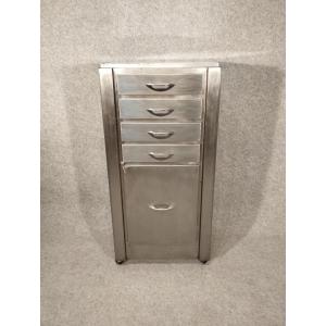 Vintage 1950s Steel Dentist's Cabinet