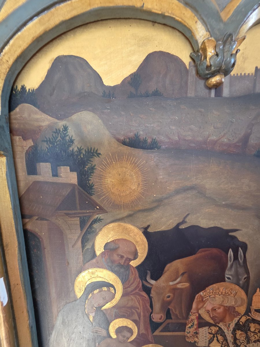 Gentille de Fabiano (d'après) L'adoration des mages-photo-2