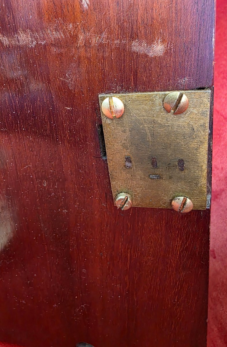 Exceptional Mahogany Travel Microscope Case, Signed Nairne & Blunt, London, Circa 1780-photo-3