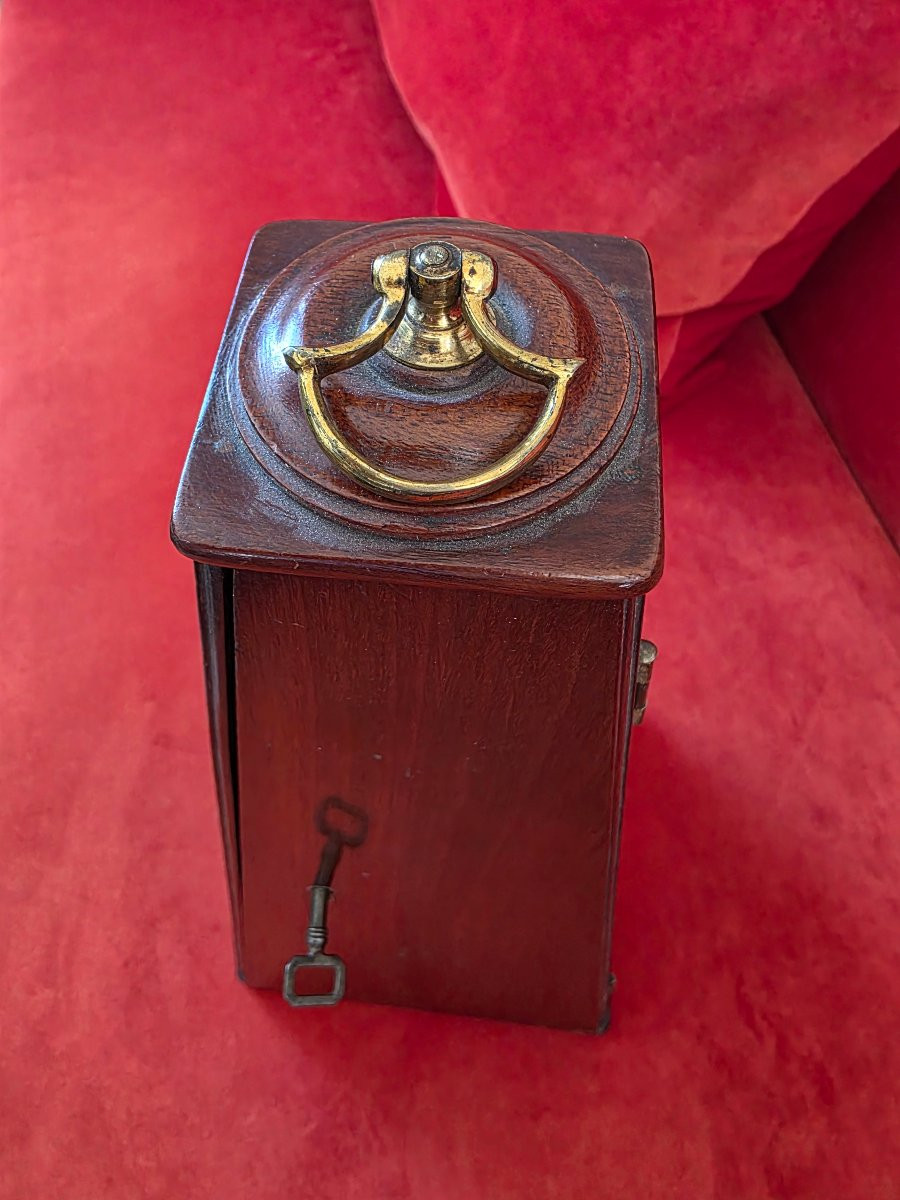 Exceptional Mahogany Travel Microscope Case, Signed Nairne & Blunt, London, Circa 1780-photo-5