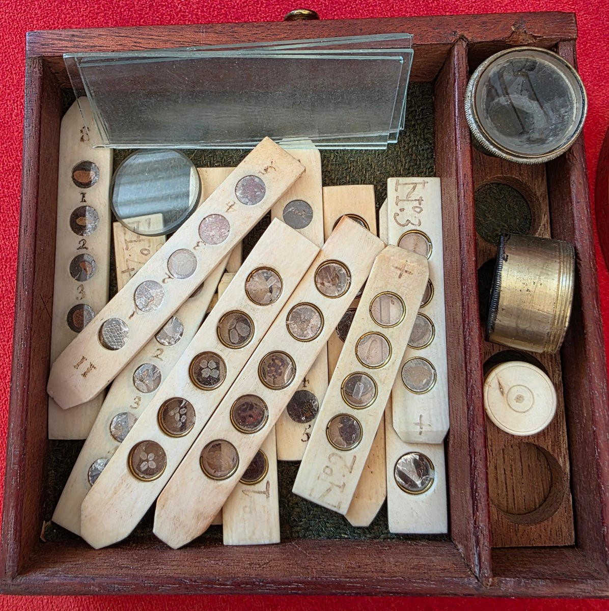 Exceptional Mahogany Travel Microscope Case, Signed Nairne & Blunt, London, Circa 1780-photo-6