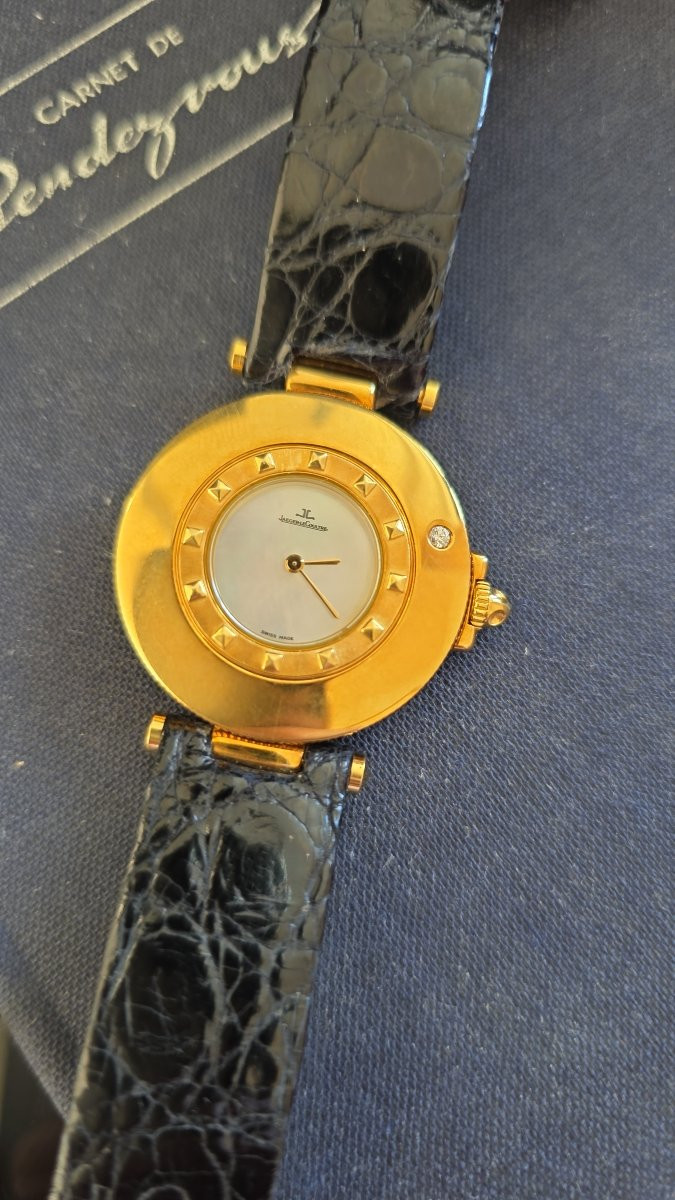 Jaeger-lecoultre "rendez-vous" 18k Yellow Gold & Diamond - Full Set - Serviced-photo-6