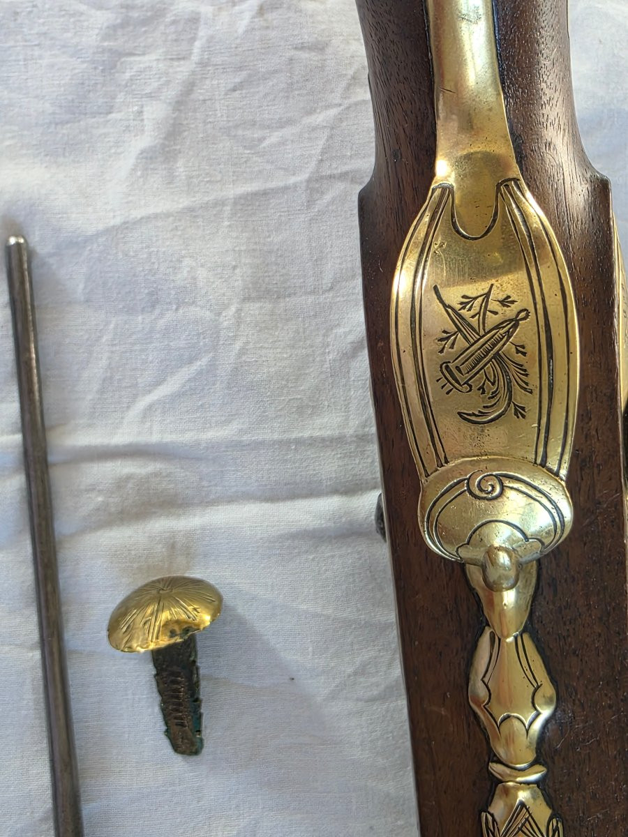 Pistolet d'Officier de Marine à Silex - Cassaignard à Nantes - Fin XVIIIe-photo-6