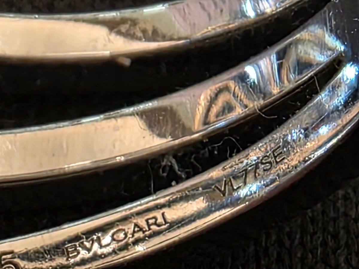 "fiorever" Ring Of The House Of Bvlgari In 18k White Gold And Diamonds-photo-1