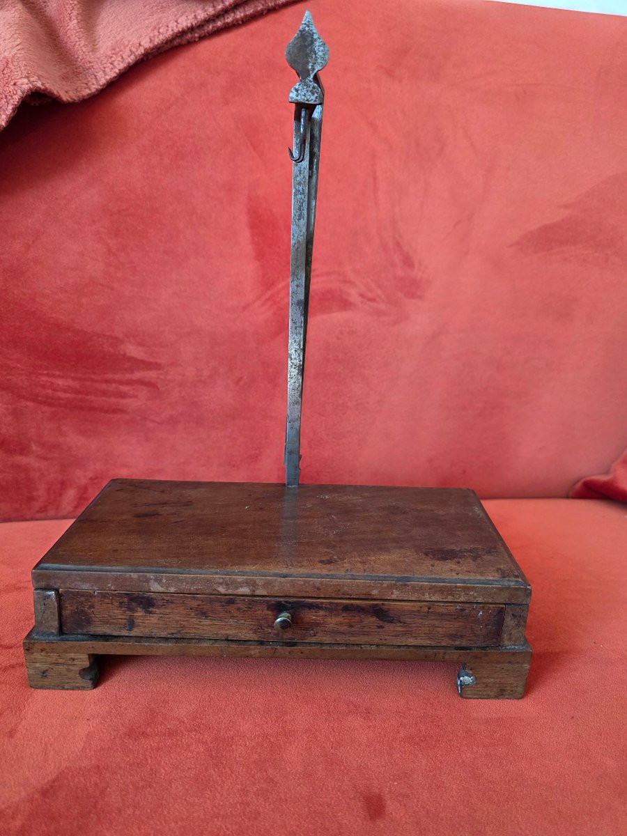 Important Italian Money Changer's Balance With Hallmarks – Late 18th Or Early 19th Century-photo-1