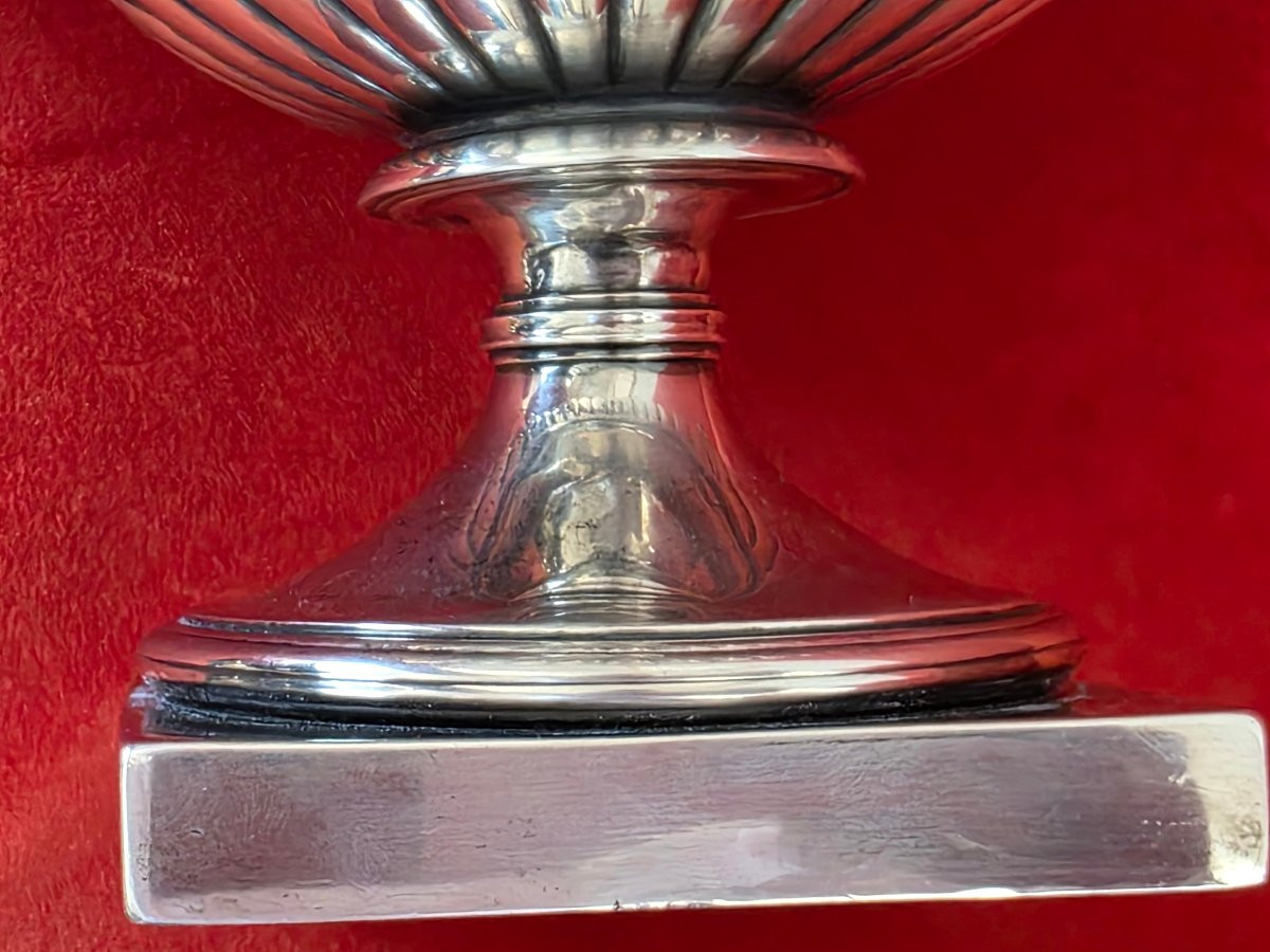 ​Vase d'Apparat en Argent Massif Édimbourg 1764 - James McKnight - 1264g-photo-2