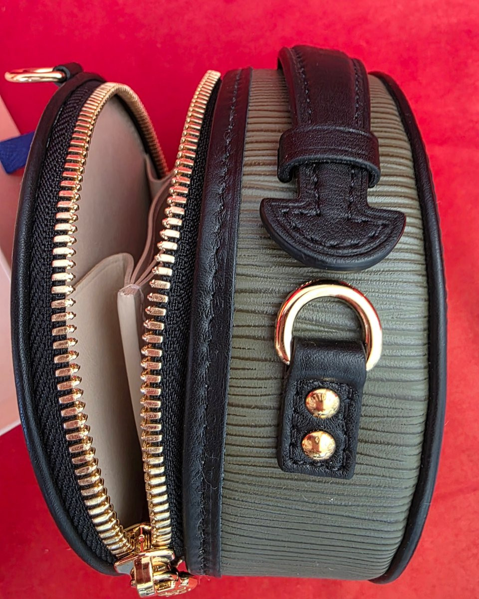 Louis Vuitton sac Epi Mini Boite Chapeau Kaki full set-photo-2