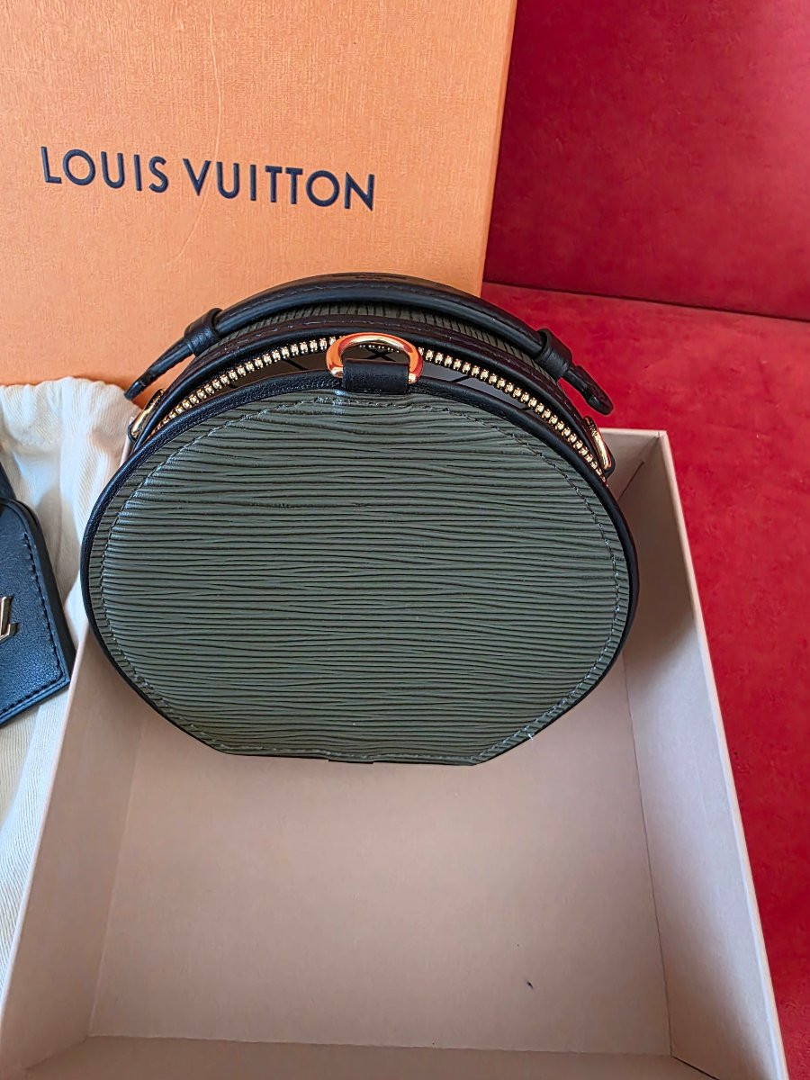 Louis Vuitton sac Epi Mini Boite Chapeau Kaki full set-photo-6