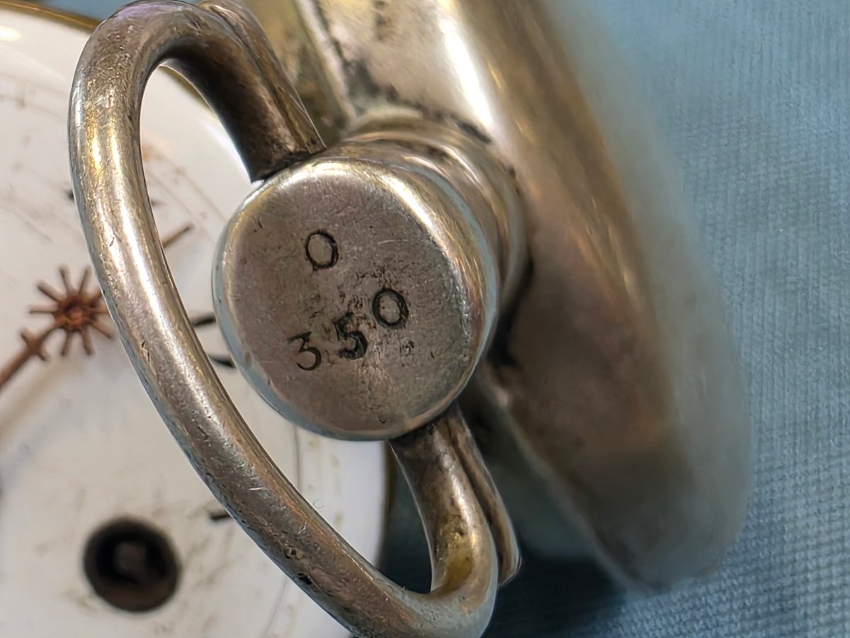 Montre de poche à coq en argent, Londet à Orvaux, vers 1840 – 106 g-photo-2