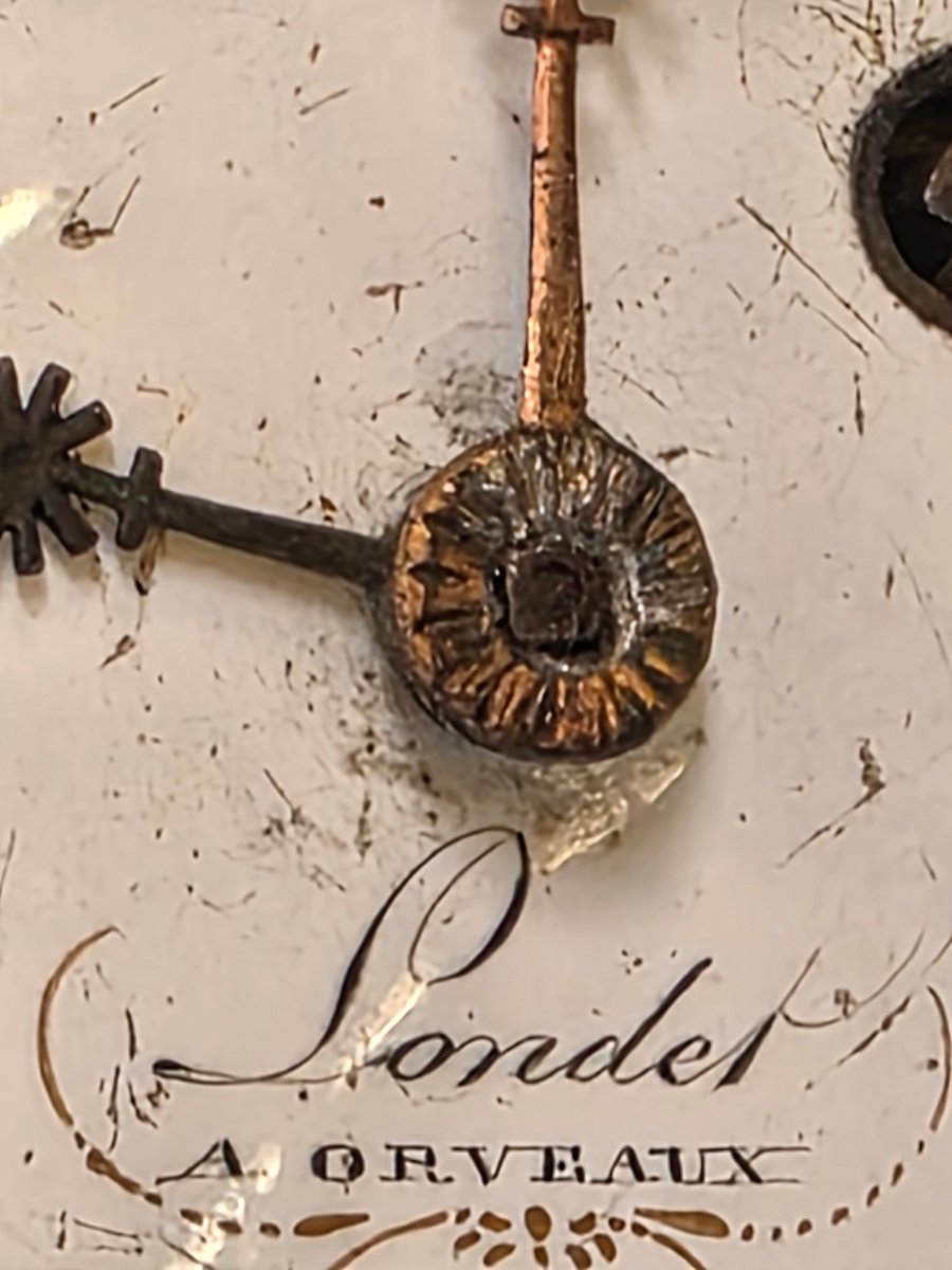 Montre de poche à coq en argent, Londet à Orvaux, vers 1840 – 106 g-photo-4