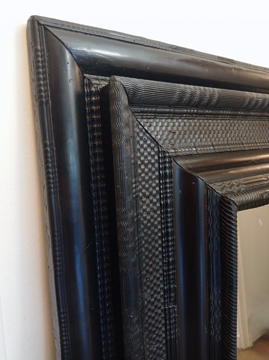 Grand Miroir Hollandais Vers 1700-photo-1