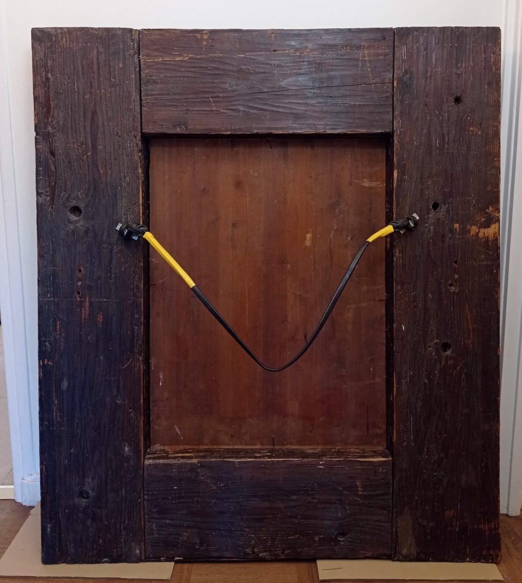 Grand Miroir Hollandais Vers 1700-photo-6