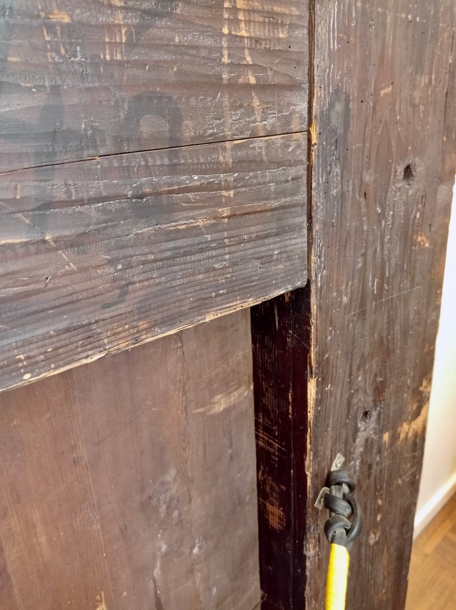 Grand Miroir Hollandais Vers 1700-photo-7