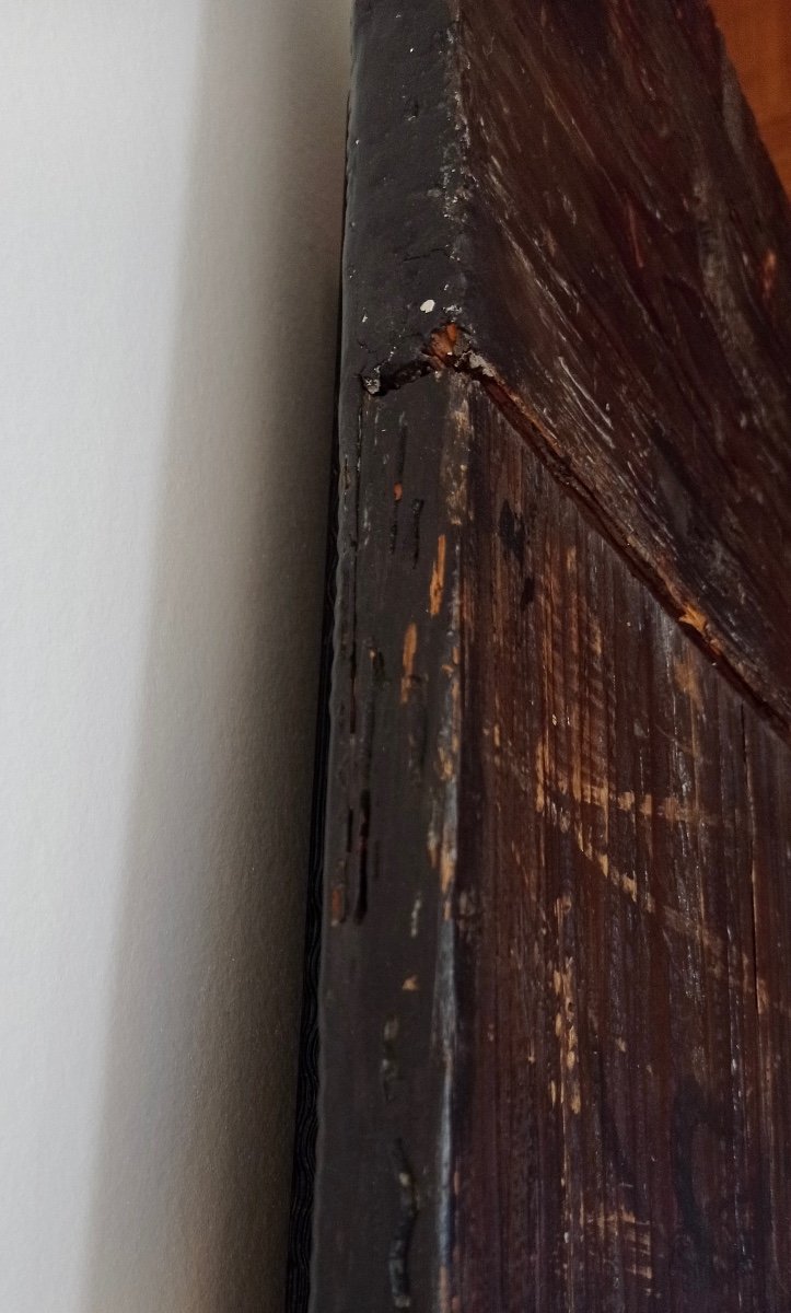 Grand Miroir Hollandais Vers 1700-photo-8