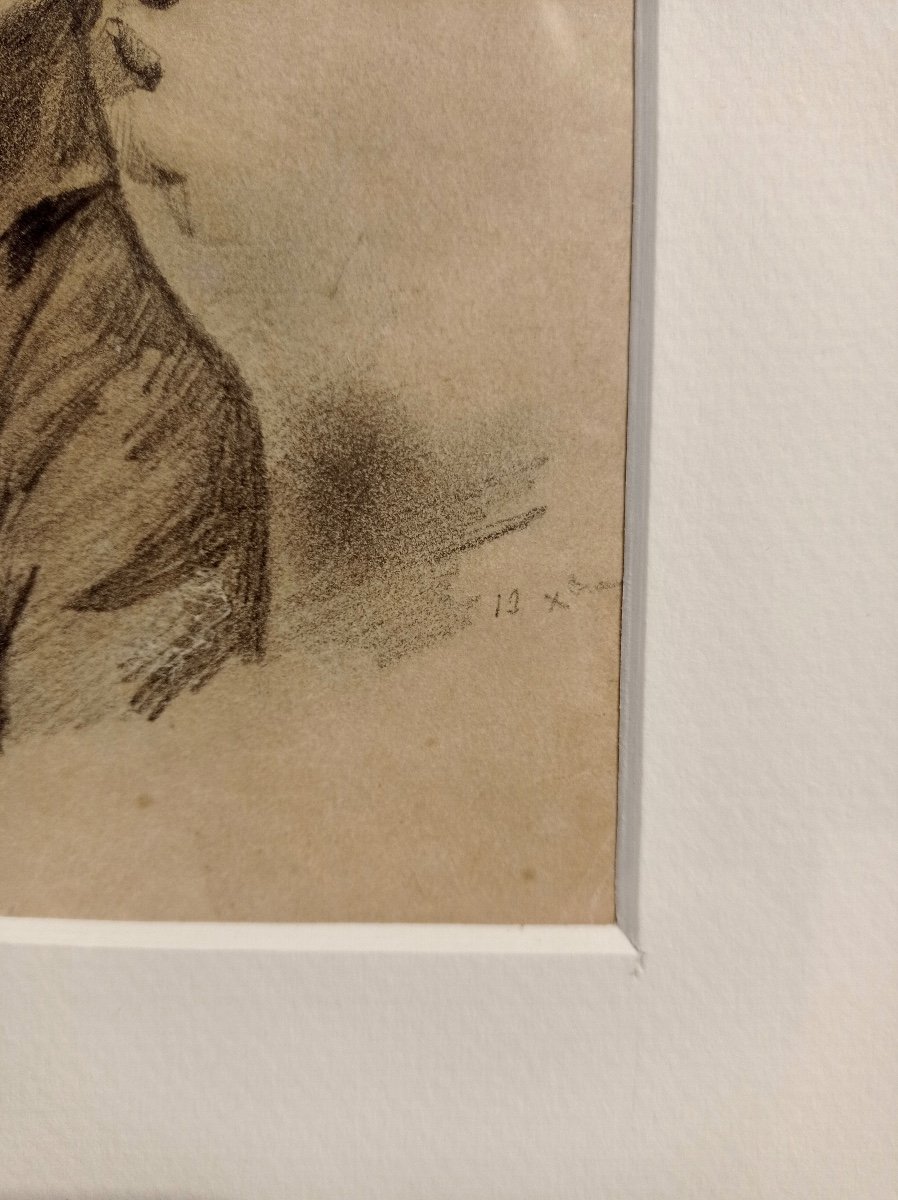 Dessin Ancien, école Française Vers 1800-photo-3