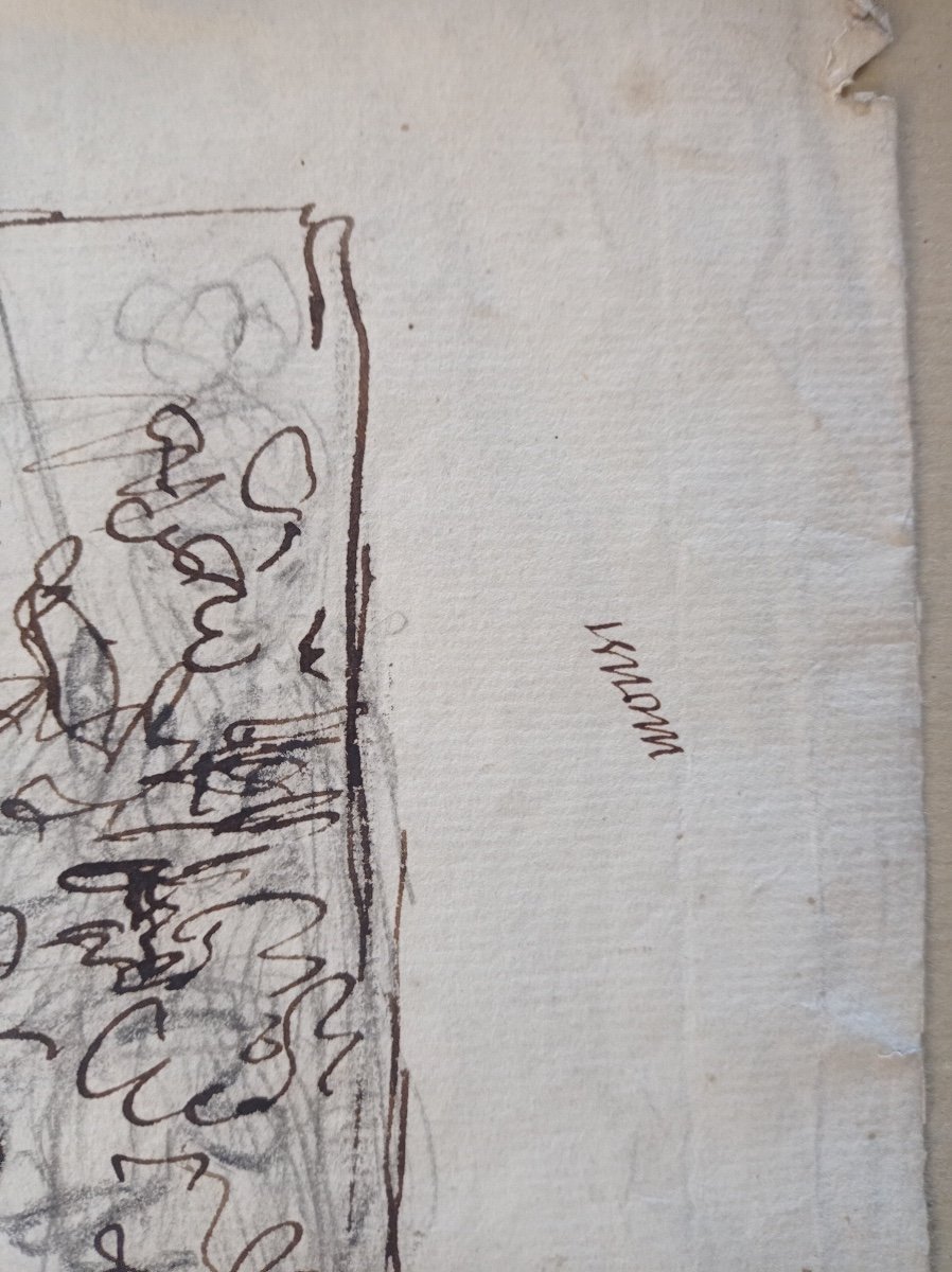 Jean-claude Naigeon (1753-1832), Suzanne And The Old Men, Drawing-photo-8