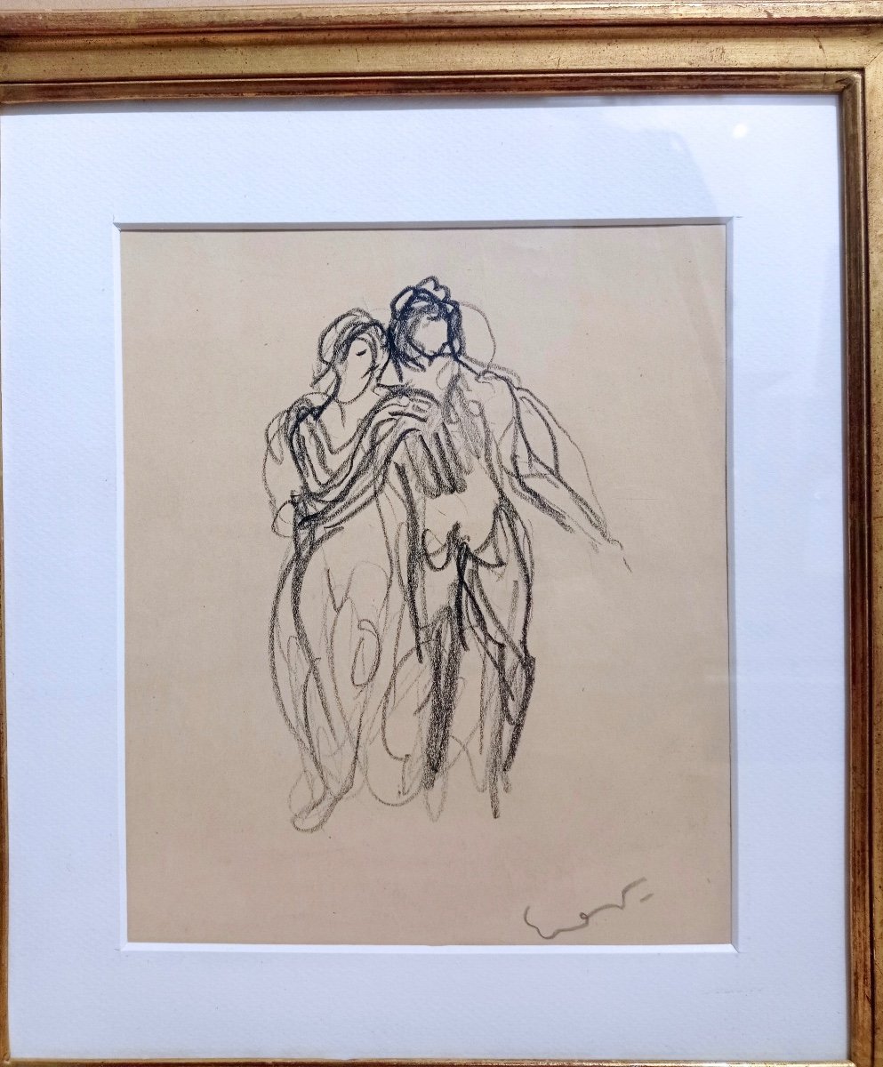 Emile Othon Friesz (1879-1949), Drawing On Paper.-photo-2