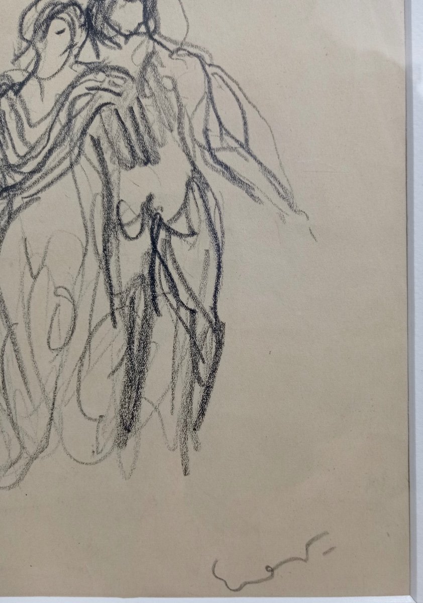 Emile Othon Friesz (1879-1949), Drawing On Paper.-photo-3