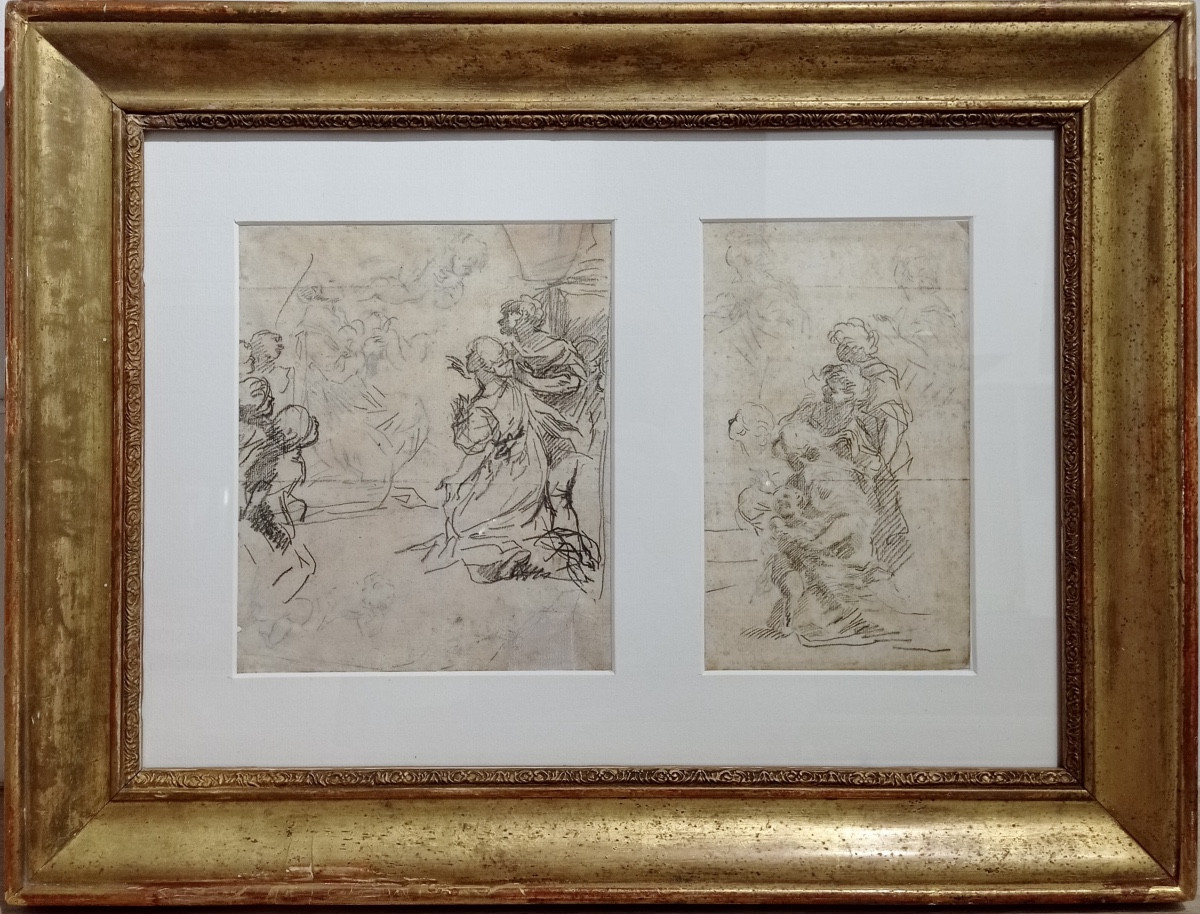 Dessins anciens, Ecole espagnole du 18ème siècle.