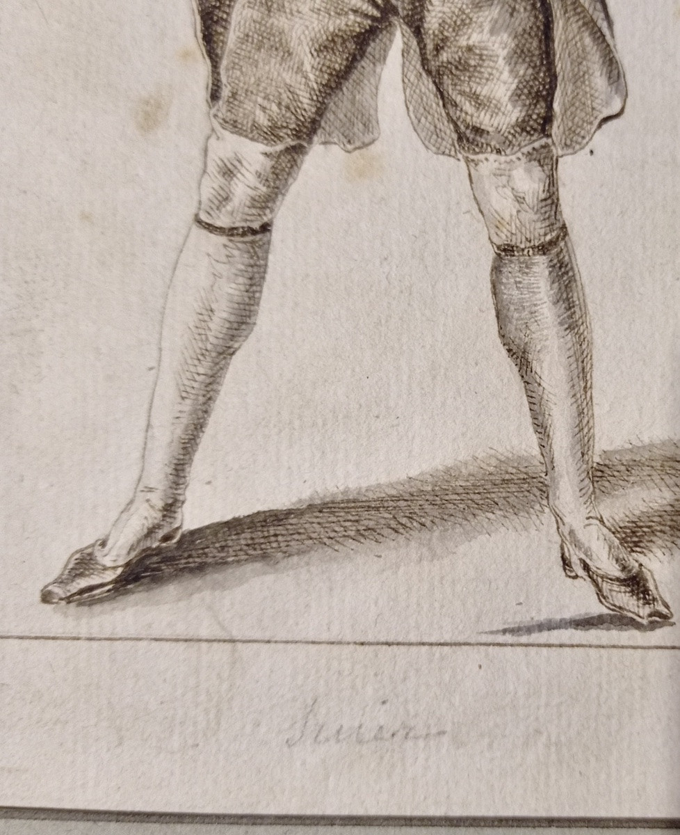 Dessin 18ème, "Le soldat Magicien", Attr. Fesch et Whirsker-photo-5