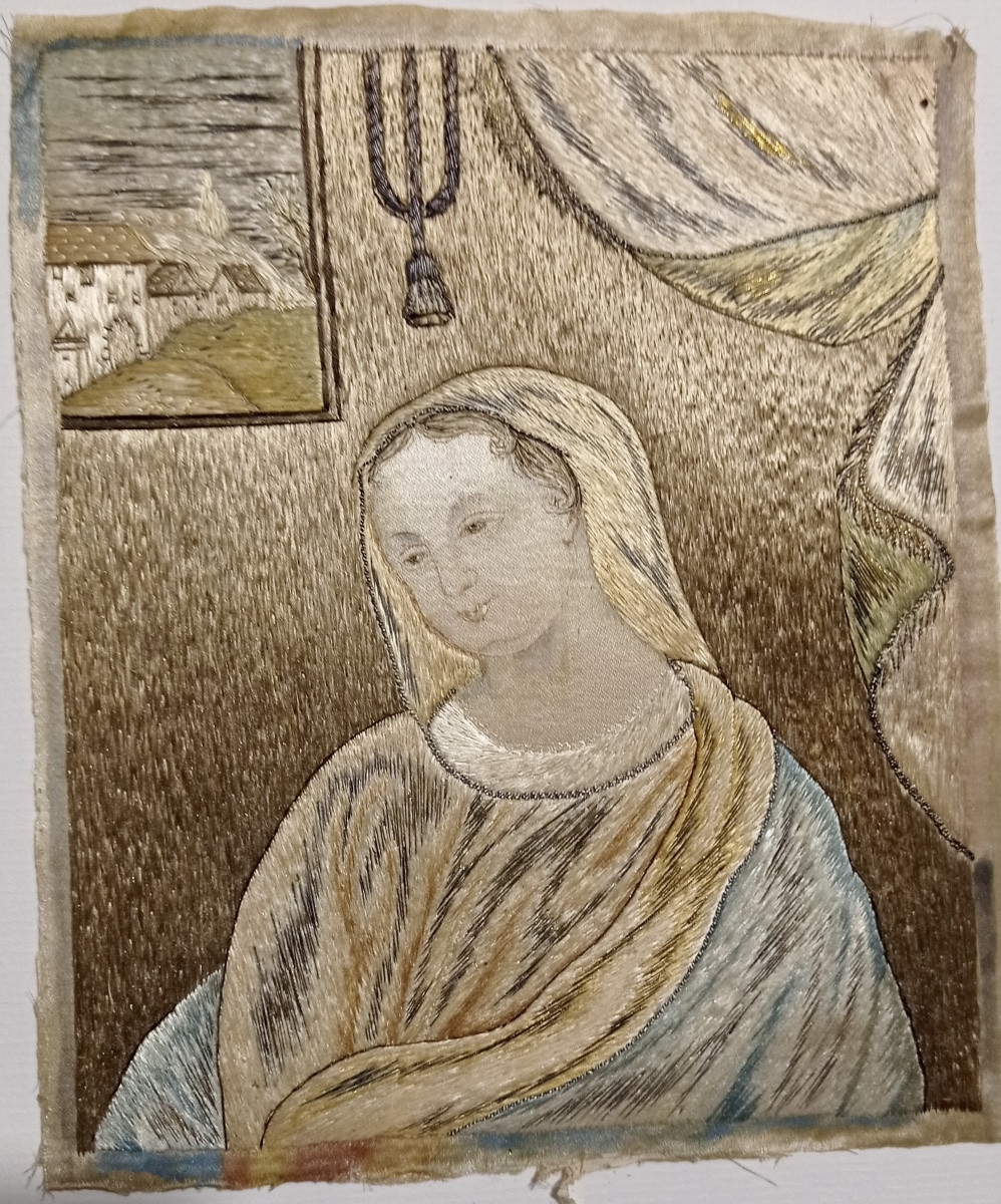 Lot Of 5 Embroideries From The Late 17th And 18th Centuries-photo-6