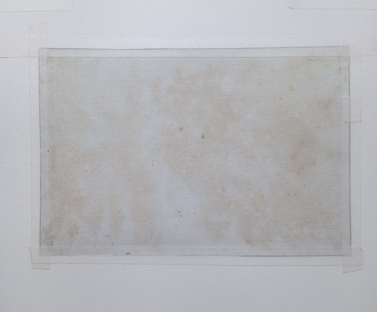 "Retour de pêche", Ecole du nord 18ème, lavis d'encre.-photo-2