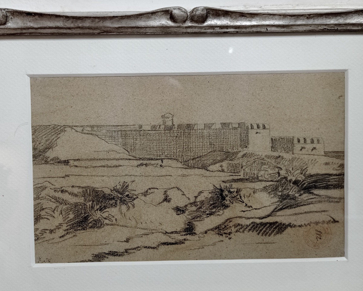 Eugène Fromentin (1820-1876), Paysage d'Afrique du Nord -photo-2