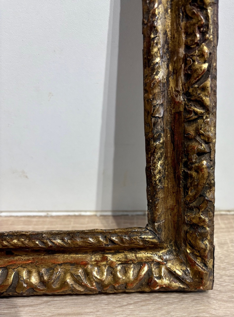 Cadre Ancien Louis XIII, 17&egrave;me Si&egrave;cle.-photo-3