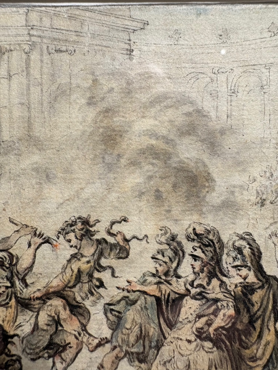 18th-century French School, The Death Of Damocles-photo-4