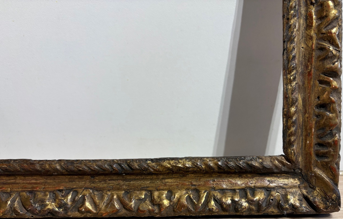 Cadre Ancien Louis XIII, 17ème Siècle.-photo-1