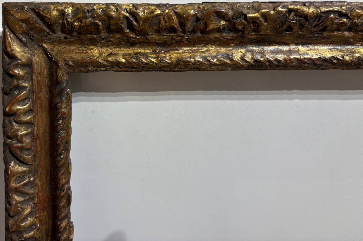 Cadre Ancien Louis XIII, 17ème Siècle.-photo-3