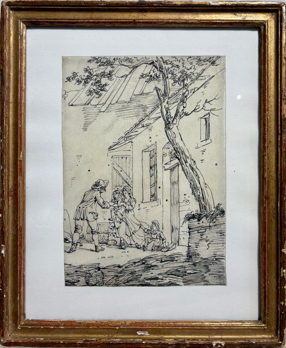 Dessin Ancien, école Française 18ème Siècle