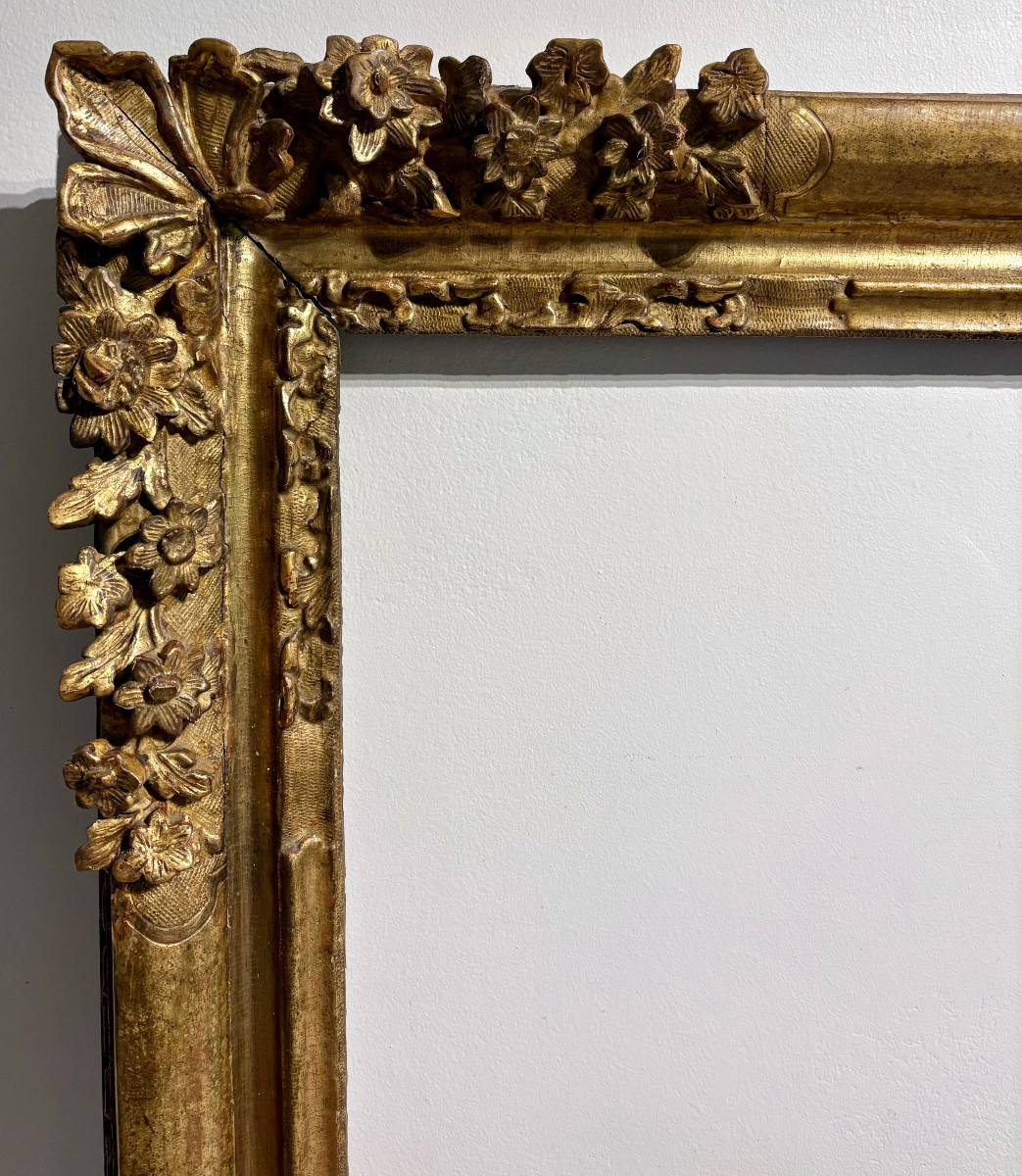 Large Antique Frame, France, 17th Century-photo-1