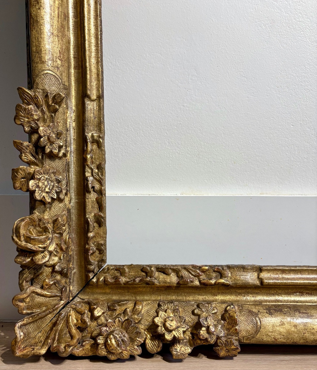 Large Antique Frame, France, 17th Century-photo-4