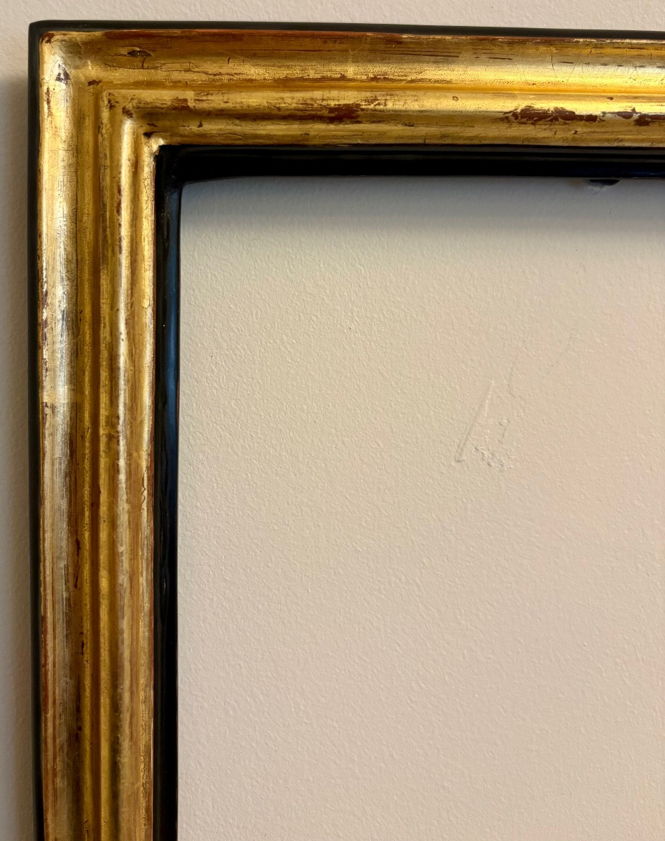 Antique Frame, Italy, Partly 17th/18th Century-photo-1