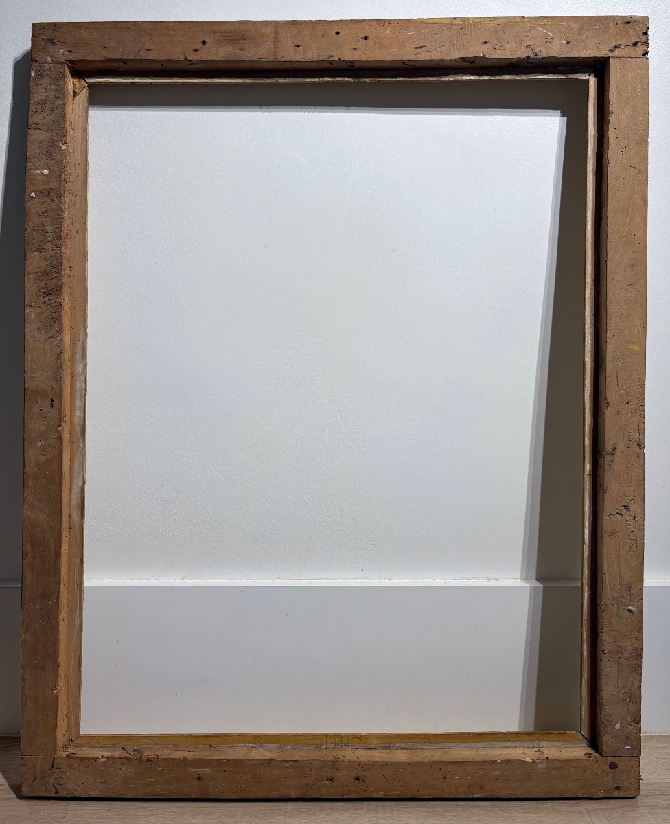 Antique Frame, 18th Century, Gilded Carved Wood.-photo-5