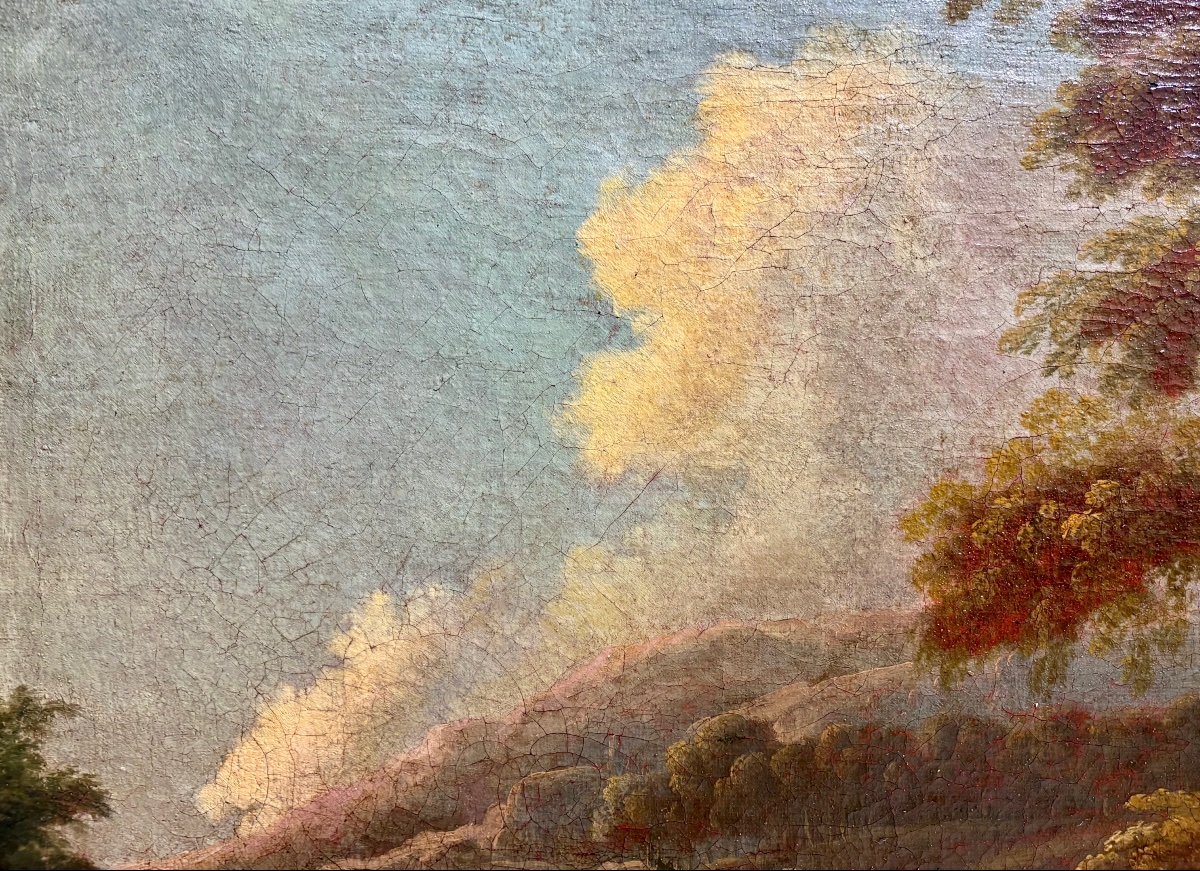 18th Century Dutch School, Oil On Canvas.-photo-4