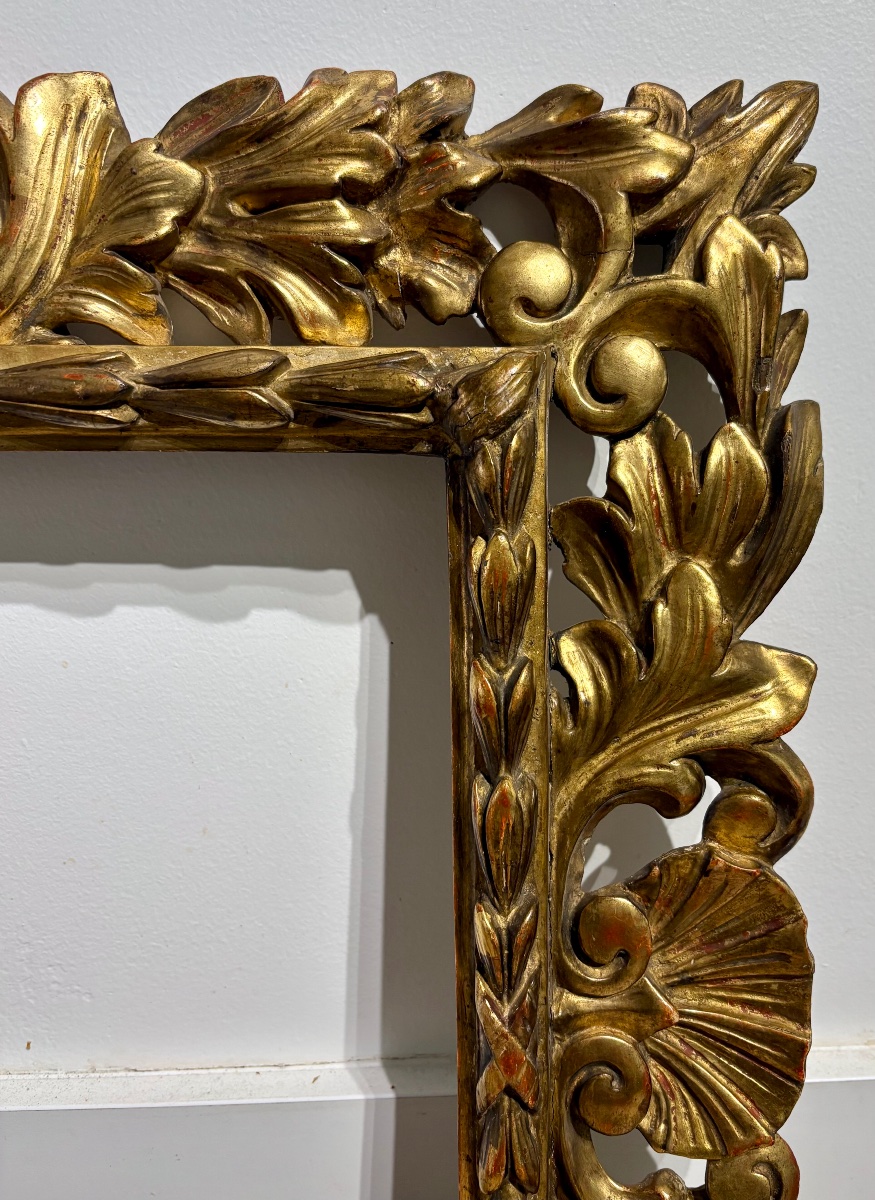 Antique Frame From Italy, Late 18th Century.-photo-3