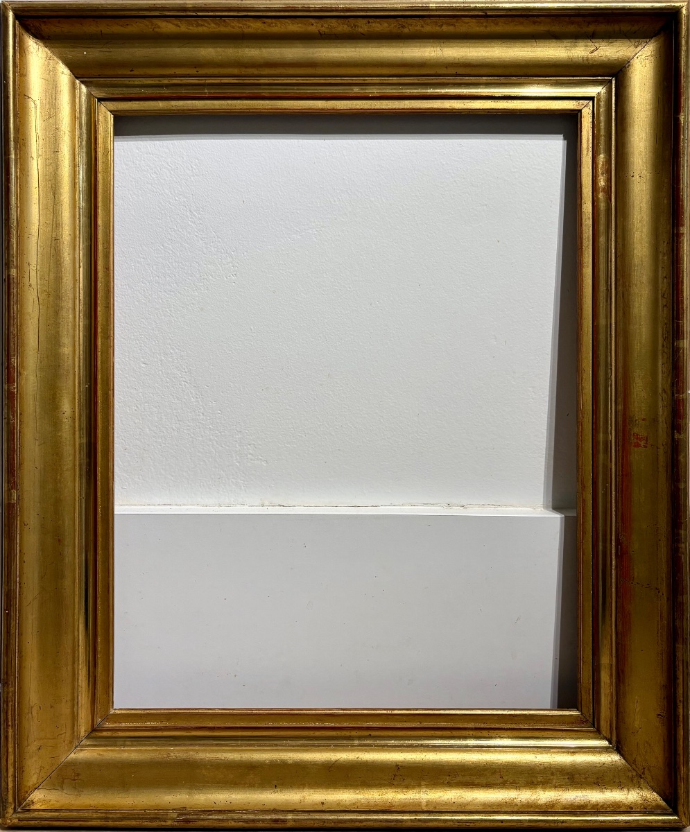 Antique Frame, 19th Century, Ogee Frame. Original Gilding.