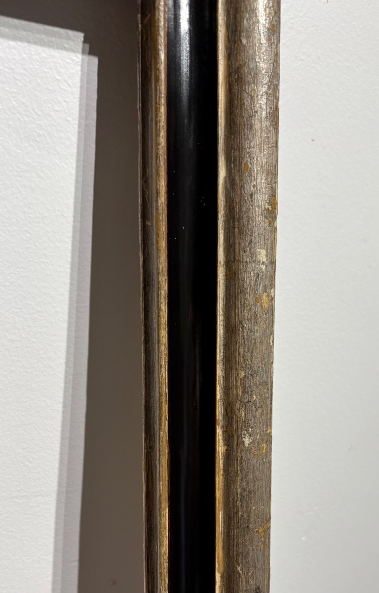 Cadre ancien, Italie 17ème/18ème Siècle , Bois Sculpté.-photo-2
