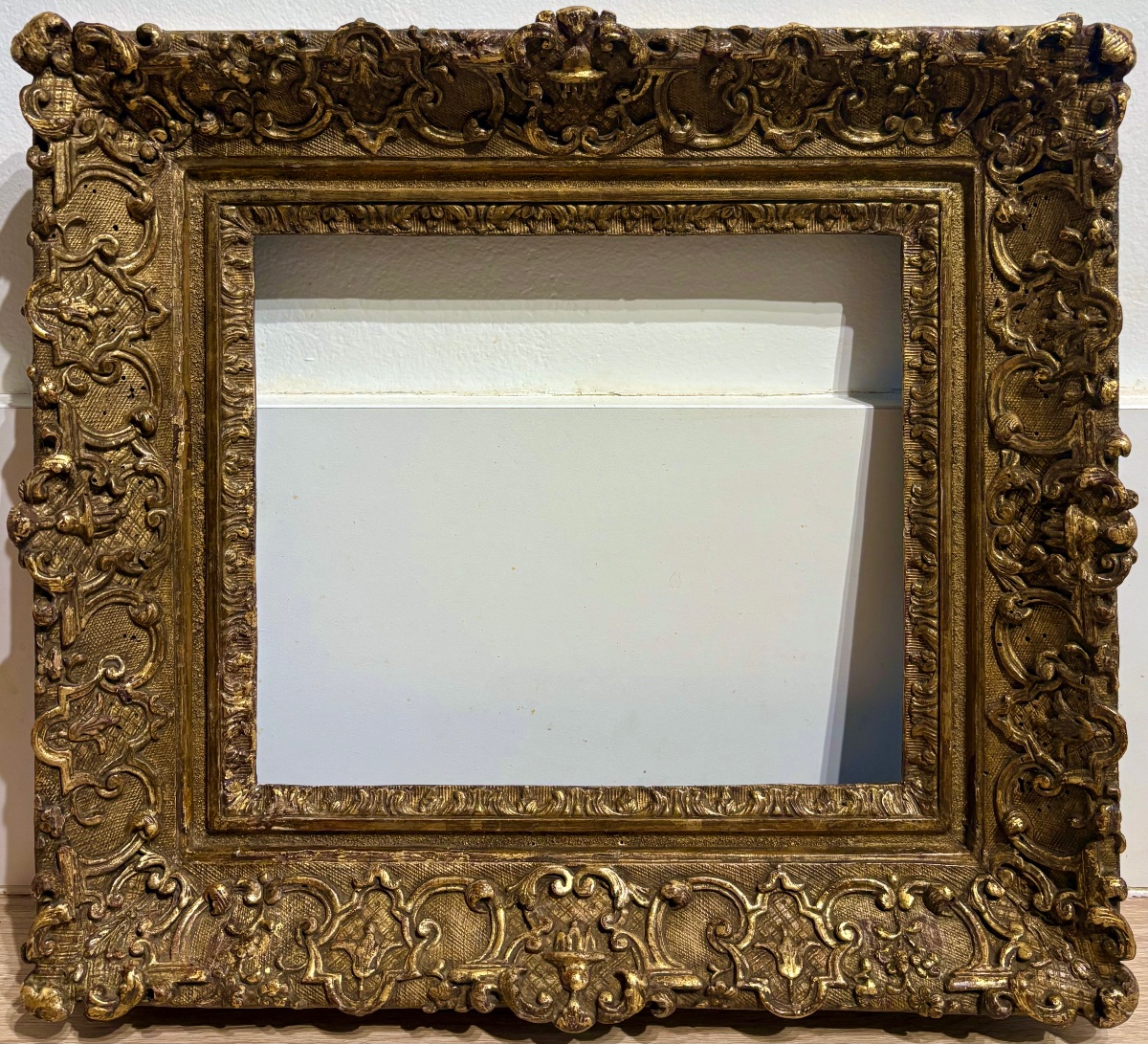 Carved Wooden Frame, Louis XIV Style, 17th Century.