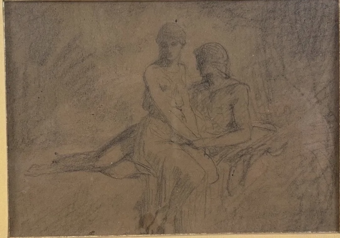 Dessin première moitié du 19ème siècle.-photo-4