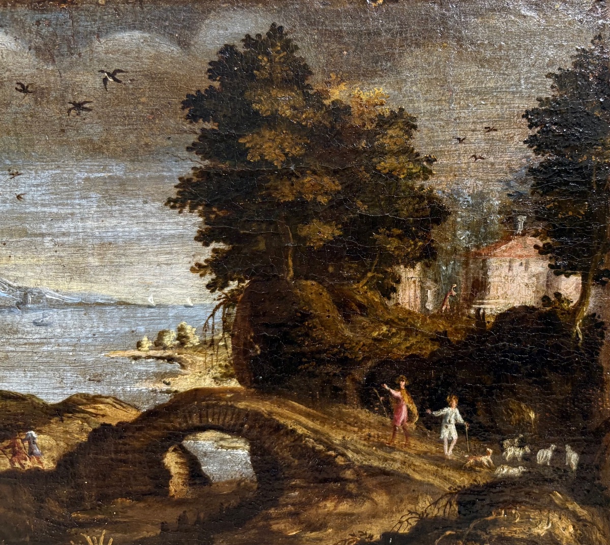 17th-century Italian School, Oil On Canvas Mounted On Panel-photo-4