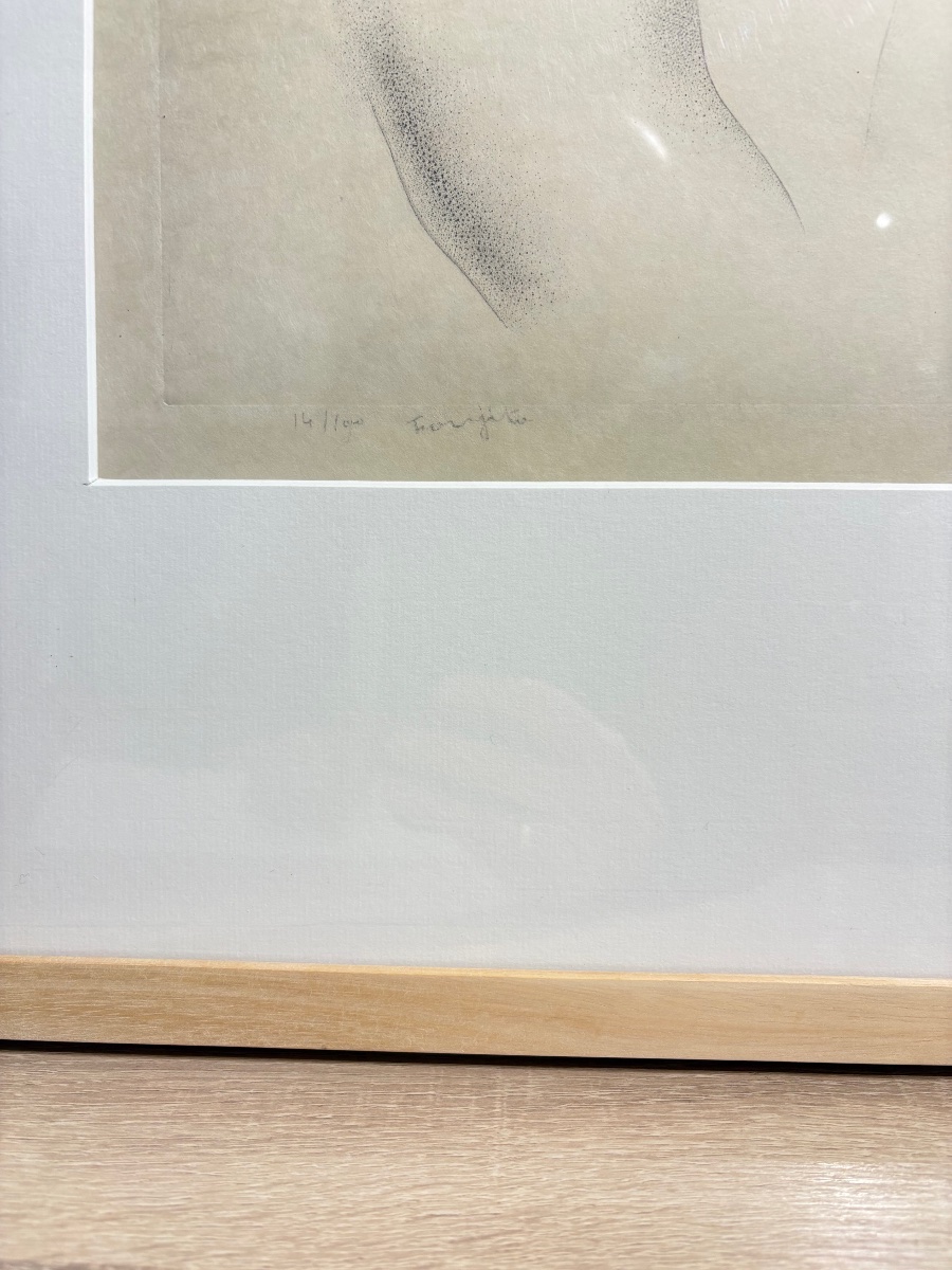 "Jacqueline" Gravure sur papier de Leonard Foujita (1886-1968), 100 ex. N°14-photo-4
