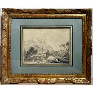 Antique Drawing, French School, 18th Century