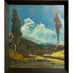 Landscape. Antonio Fontanesi (1818-1882)