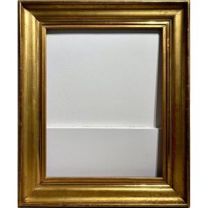 Antique Frame, 19th Century, Ogee Frame. Original Gilding.